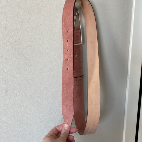 Pink Suede Belt - Picture 3 of 5